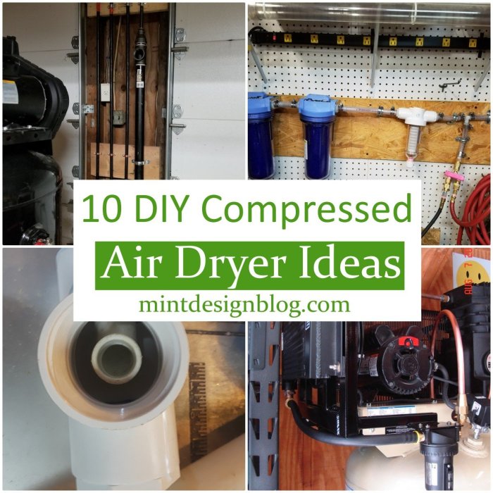 Diy compressed air dryer