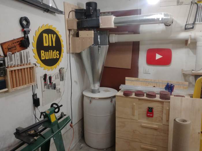 Diy dust cyclone collector