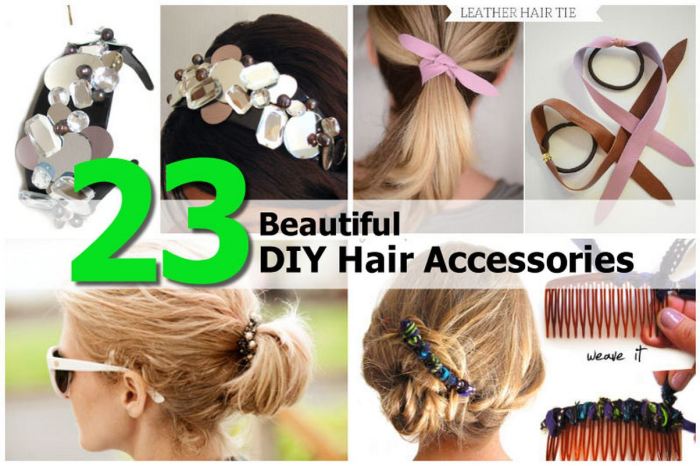 Diy hair accessories