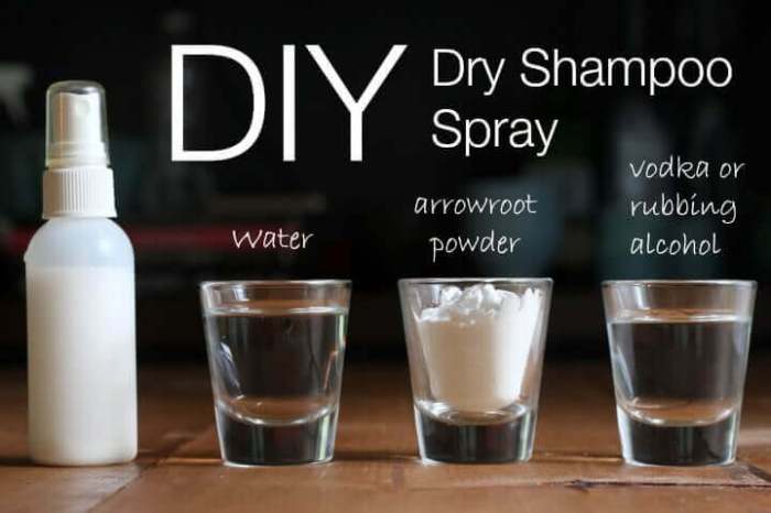 Diy dry shampoo powder