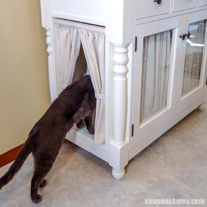 Diy litter box hider