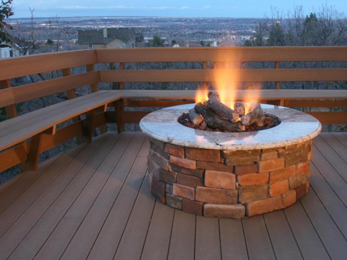 Diy lp fire pit