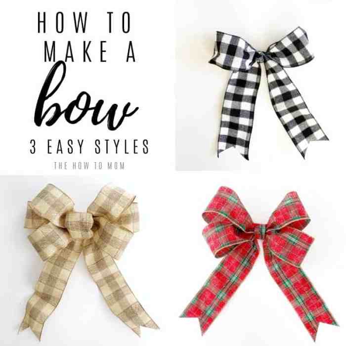 Diy bows for wreaths