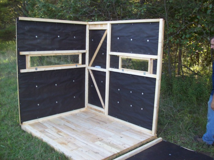 Diy hunting blinds