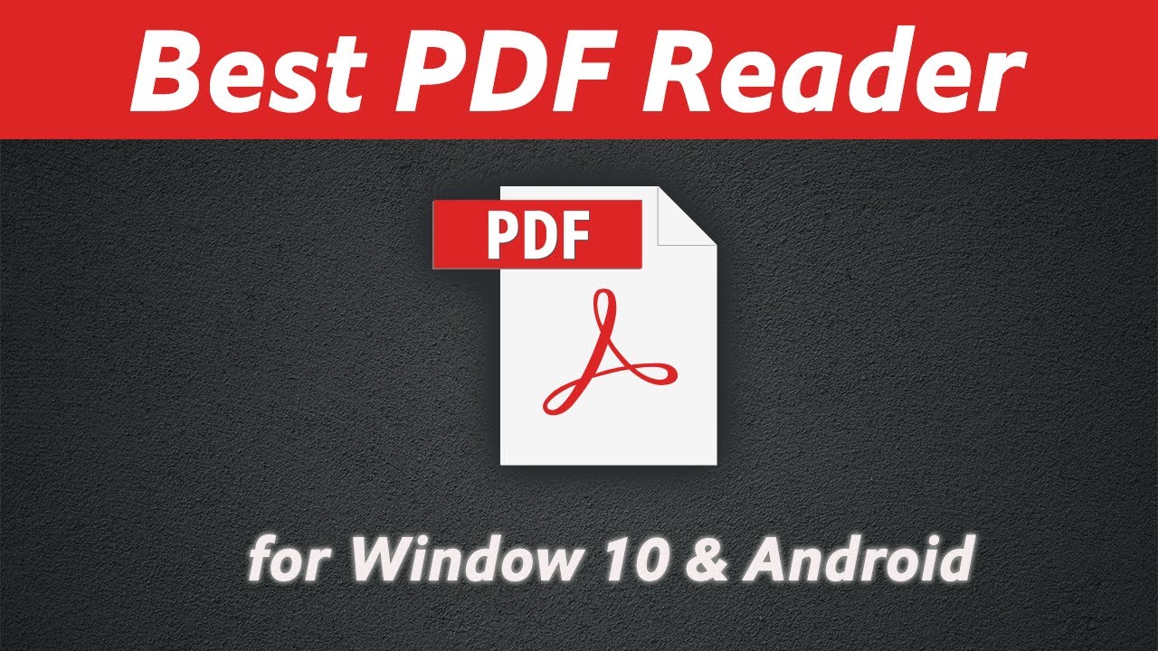 Pdf reader for pc