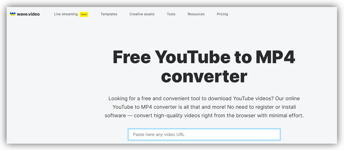 Youtube to mp4 converter